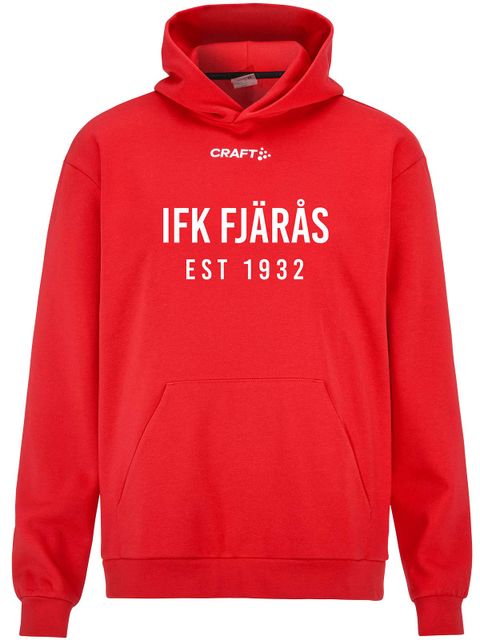 Craft Hoodtröja COMMUNITY 2.0, Bright Red (IFK Fjärås)